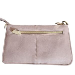 Nola Chic and Sustainable  The Vegan Leather Envelope Clutch Purse gold